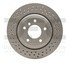 624-31053 by DYNAMIC FRICTION COMPANY - GEOSPEC Coated Rotor - Drilled