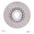 62431072D by DYNAMIC FRICTION COMPANY - DFC GEOSPEC Coated Rotor - Drilled