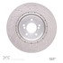 62431091D by DYNAMIC FRICTION COMPANY - DFC GEOSPEC Coated Rotor - Drilled