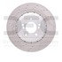 62431091D by DYNAMIC FRICTION COMPANY - DFC GEOSPEC Coated Rotor - Drilled