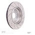 62431091D by DYNAMIC FRICTION COMPANY - DFC GEOSPEC Coated Rotor - Drilled