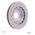 62431086D by DYNAMIC FRICTION COMPANY - COATED ROTOR DRILLED