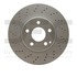 624-63054 by DYNAMIC FRICTION COMPANY - GEOSPEC Coated Rotor - Drilled
