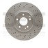 624-63070 by DYNAMIC FRICTION COMPANY - GEOSPEC Coated Rotor - Drilled