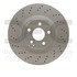 624-63075 by DYNAMIC FRICTION COMPANY - GEOSPEC Coated Rotor - Drilled