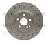 624-63093 by DYNAMIC FRICTION COMPANY - GEOSPEC Coated Rotor - Drilled