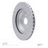 624-63111 by DYNAMIC FRICTION COMPANY - GEOSPEC Coated Rotor - Drilled