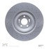 624-63116 by DYNAMIC FRICTION COMPANY - GEOSPEC Coated Rotor - Drilled