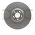 624-63116 by DYNAMIC FRICTION COMPANY - GEOSPEC Coated Rotor - Drilled