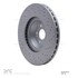 624-63116 by DYNAMIC FRICTION COMPANY - GEOSPEC Coated Rotor - Drilled