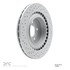 630-63092 by DYNAMIC FRICTION COMPANY - Disc Brake Rotor - Drilled and Slotted