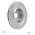 630-63094 by DYNAMIC FRICTION COMPANY - Disc Brake Rotor - Drilled and Slotted