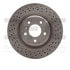 620-52018 by DYNAMIC FRICTION COMPANY - Disc Brake Rotor - Drilled