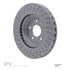 620-52018 by DYNAMIC FRICTION COMPANY - Disc Brake Rotor - Drilled