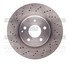 620-63054 by DYNAMIC FRICTION COMPANY - Disc Brake Rotor - Drilled