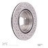 620-63030 by DYNAMIC FRICTION COMPANY - Disc Brake Rotor - Drilled