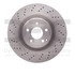 620-63075 by DYNAMIC FRICTION COMPANY - Disc Brake Rotor - Drilled
