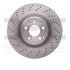 620-63075 by DYNAMIC FRICTION COMPANY - Disc Brake Rotor - Drilled