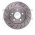 620-63084 by DYNAMIC FRICTION COMPANY - Disc Brake Rotor - Drilled