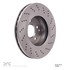 620-63084 by DYNAMIC FRICTION COMPANY - Disc Brake Rotor - Drilled