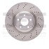 620-63098 by DYNAMIC FRICTION COMPANY - Disc Brake Rotor - Drilled