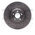 620-63112 by DYNAMIC FRICTION COMPANY - Disc Brake Rotor - Drilled