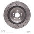 620-63113 by DYNAMIC FRICTION COMPANY - Disc Brake Rotor - Drilled