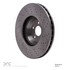 620-63112 by DYNAMIC FRICTION COMPANY - Disc Brake Rotor - Drilled