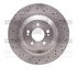 620-63113 by DYNAMIC FRICTION COMPANY - Disc Brake Rotor - Drilled