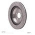 620-63113 by DYNAMIC FRICTION COMPANY - Disc Brake Rotor - Drilled
