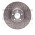 620-63119 by DYNAMIC FRICTION COMPANY - Disc Brake Rotor - Drilled