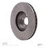 620-63119 by DYNAMIC FRICTION COMPANY - Disc Brake Rotor - Drilled