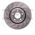 620-63121 by DYNAMIC FRICTION COMPANY - Disc Brake Rotor - Drilled