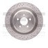 620-63149 by DYNAMIC FRICTION COMPANY - Disc Brake Rotor - Drilled