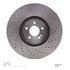 620-63152 by DYNAMIC FRICTION COMPANY - Disc Brake Rotor - Drilled