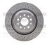 620-79008 by DYNAMIC FRICTION COMPANY - Disc Brake Rotor - Drilled