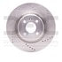 620-84000 by DYNAMIC FRICTION COMPANY - Disc Brake Rotor - Drilled