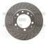 624-02015D by DYNAMIC FRICTION COMPANY - GEOSPEC Coated Rotor - Drilled
