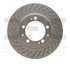 624-02025D by DYNAMIC FRICTION COMPANY - GEOSPEC Coated Rotor - Drilled