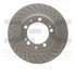 624-02026D by DYNAMIC FRICTION COMPANY - GEOSPEC Coated Rotor - Drilled