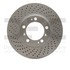 624-02032D by DYNAMIC FRICTION COMPANY - GEOSPEC Coated Rotor - Drilled