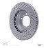 624-02035D by DYNAMIC FRICTION COMPANY - GEOSPEC Coated Rotor - Drilled