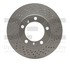 624-02042D by DYNAMIC FRICTION COMPANY - GEOSPEC Coated Rotor - Drilled