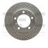 624-02044 by DYNAMIC FRICTION COMPANY - GEOSPEC Coated Rotor - Drilled