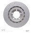 624-02047D by DYNAMIC FRICTION COMPANY - GEOSPEC Coated Rotor - Drilled