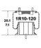 1R10-120 by CONTINENTAL AG - [FORMERLY GOODYEAR] AIR SPRING