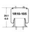 1R10-105 by CONTINENTAL AG - [FORMERLY GOODYEAR] Air Spring Rolling Lobe