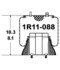 1R11-088 by CONTINENTAL AG - [FORMERLY GOODYEAR] Air Spring Rolling Lobe