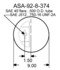 1R11-219 by CONTINENTAL AG - [FORMERLY GOODYEAR] Air Spring Rolling Lobe