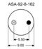 1R11-150 by CONTINENTAL AG - [FORMERLY GOODYEAR] Air Spring Rolling Lobe